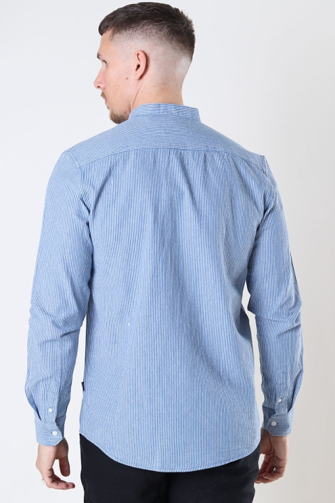 Kronstadt Johan milk boy henley Hemd Blue