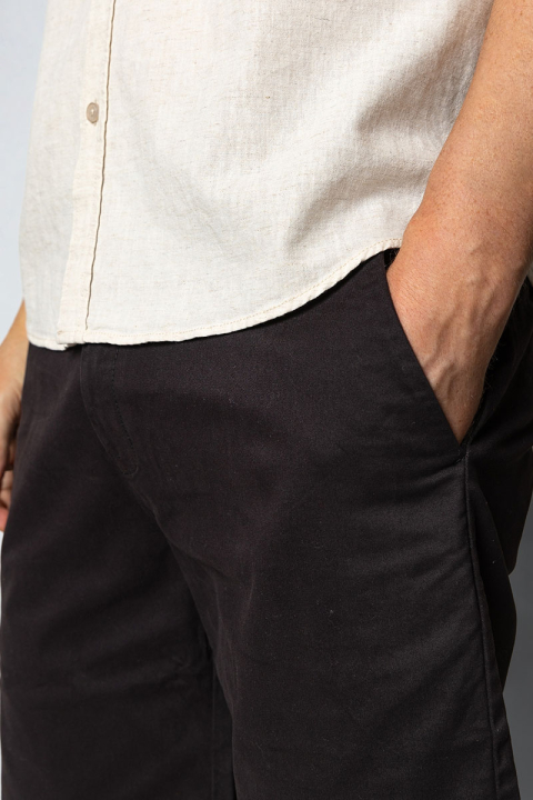 Clean Cut Copenhagen Milano twill shorts Black