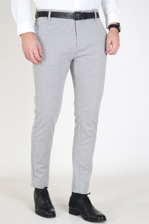 Clean Cut Copenhagen Milano Jersey Pants Light Grey Mel