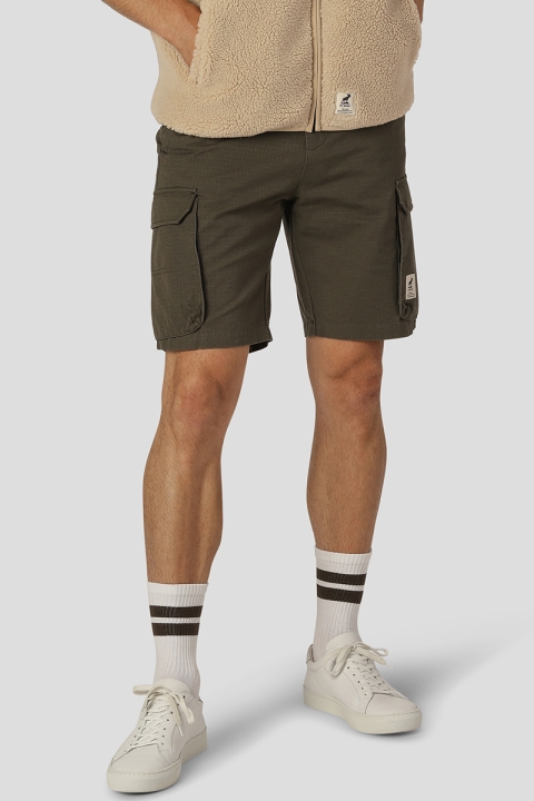 Fat Moose Tap Cargo Shorts Beetle Green