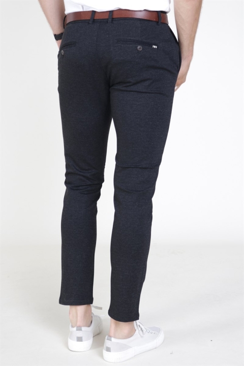 Tailored & Originals Mick Pants Dark Grey Mix