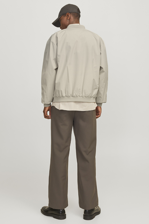 Jack & Jones Charge Oversize Bomber Jacket  Moonbeam