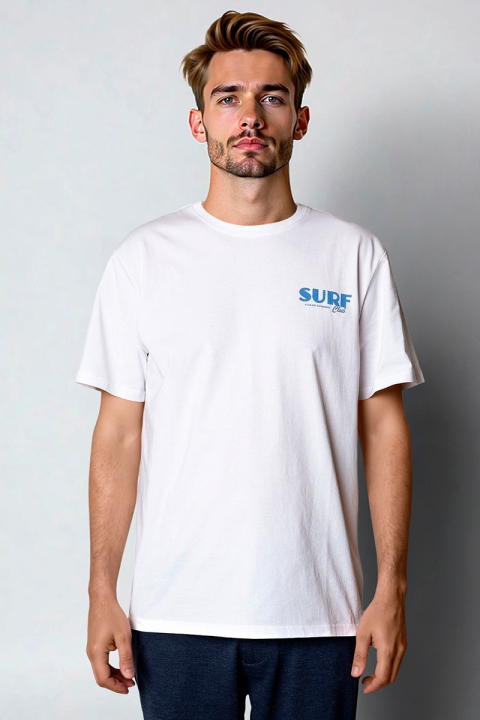 Clean Cut Copenhagen Surf T-Hemd White