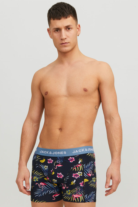 Jack & Jones Flower Bird Trunks 3 Pack Surf the Web