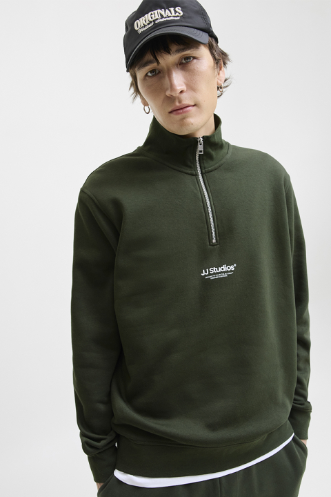 Jack & Jones Soho Sweat Half Zip Duffel Bag