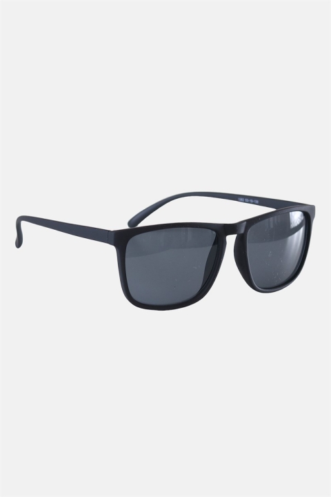Fashion 1382 Classic Sonnenbrille Black Rubber Grey Lens