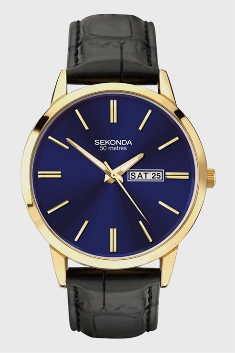 Sekonda 1863 Classic Dark Brown Leather Uhr