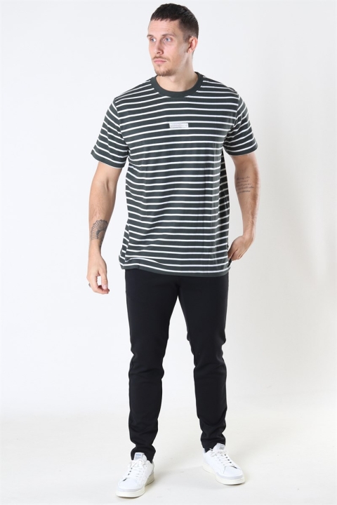 Woodbird Menak Stripe T-Hemd Army-Kit