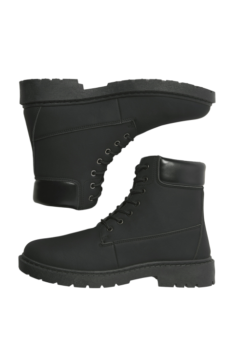 Jack & Jones Ainsworth PU Boots Anthracite