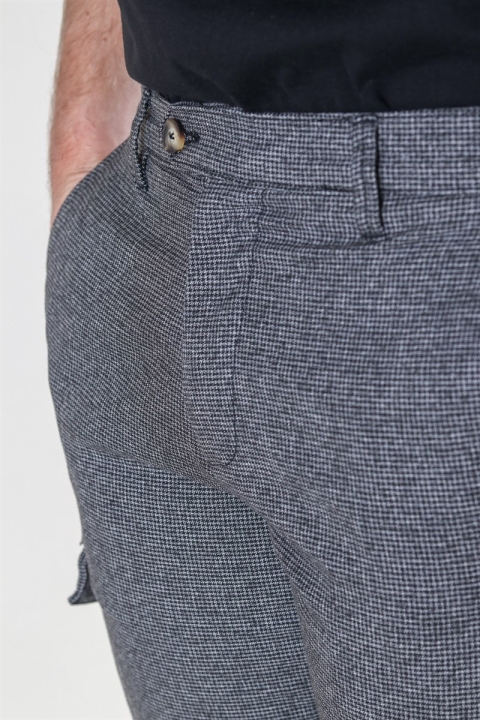 Tailored & Originals Oisin Cargo Pants Medium Grey Melange