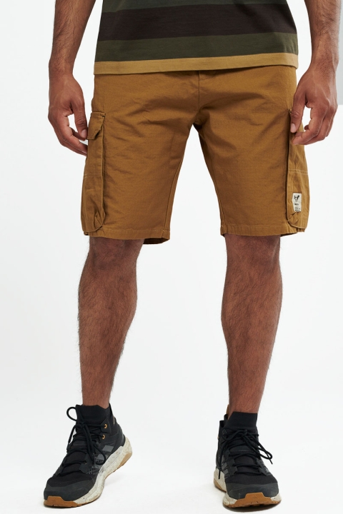 Fat Moose Tap Cargo Shorts Dark Khaki