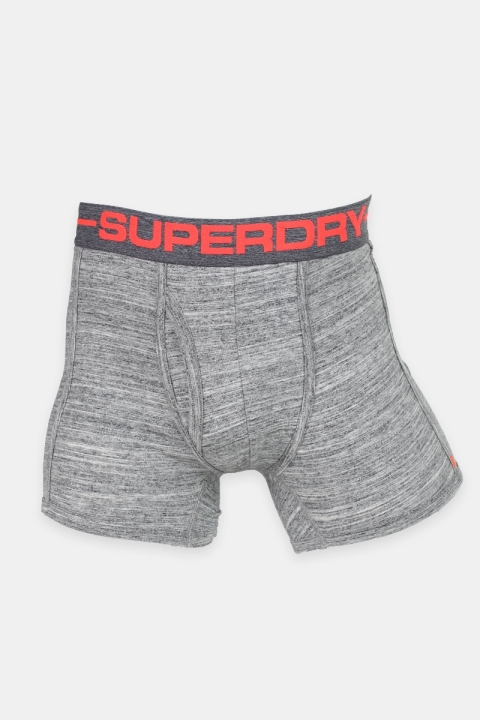 Superdry Sport Boxershorts Double Pack Flint Grey