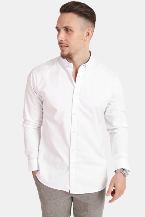 Clean Cut Oxford Plain Hemd White