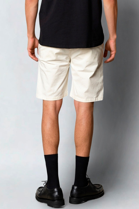 Clean Cut Copenhagen Milano twill shorts Ecru
