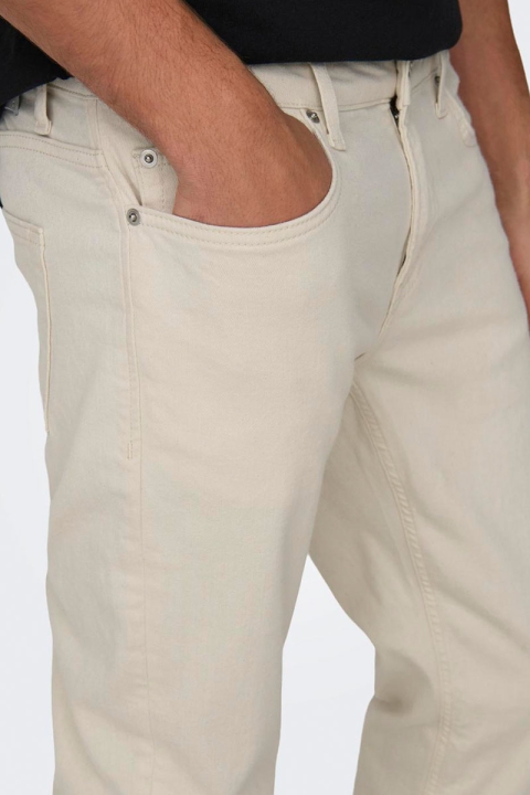Only & Sons Loom Slim Fit 6530 Ecru