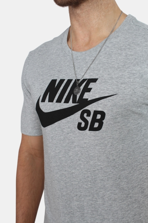 Nike SB Logo T-Hemd Grey/Black