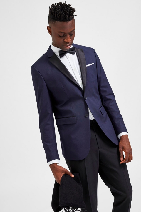 Selected Logan Shawl Tux Blazer Dark Sapphire