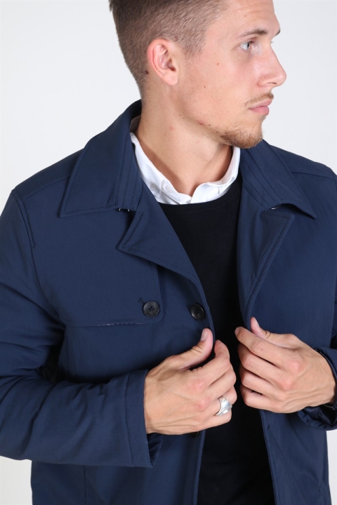 Tailored & Originals Machi Jacke Insignia Blue