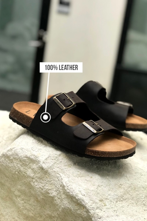 LVL Alex Bio-Sandal Black