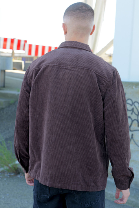 ONLY & SONS Tile Corduroy Hemd Coffee Bean
