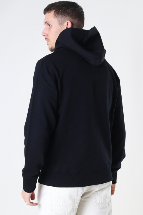 Fred Perry EMBROID. HOODED SWEATSH. 102 Black