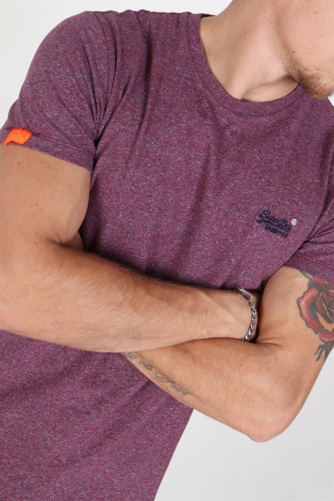 Superdry Vintage Embroidery T-Hemd Creek Red