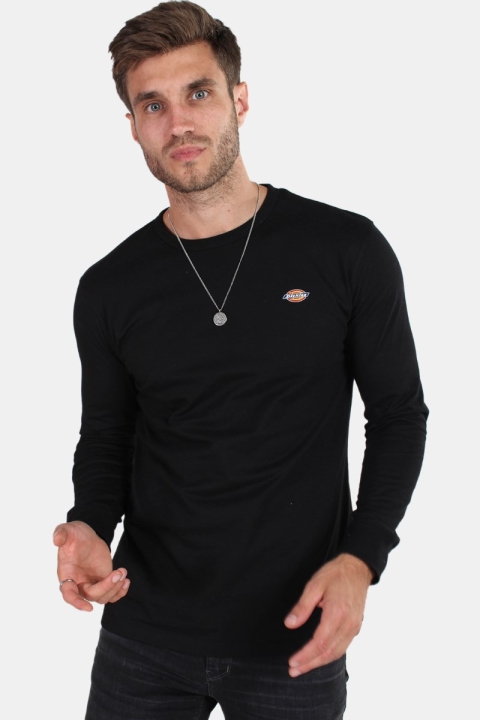 Dickes Round rock LS T-Hemd Black