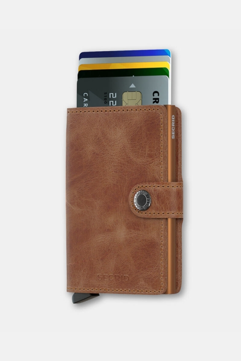 Secrid Miniwallet Vintage Cognac-Rust