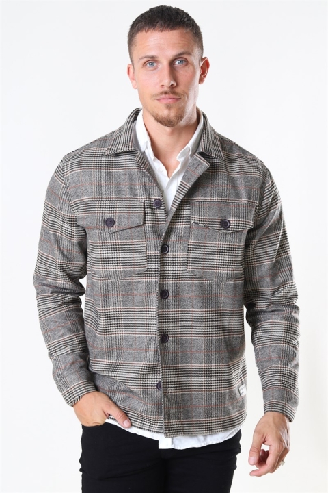 Gabba Clipper LS Overshirt Big Brown Check