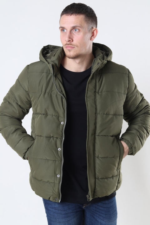 Only & Sons Joshua Puffer Jacke Olive Night