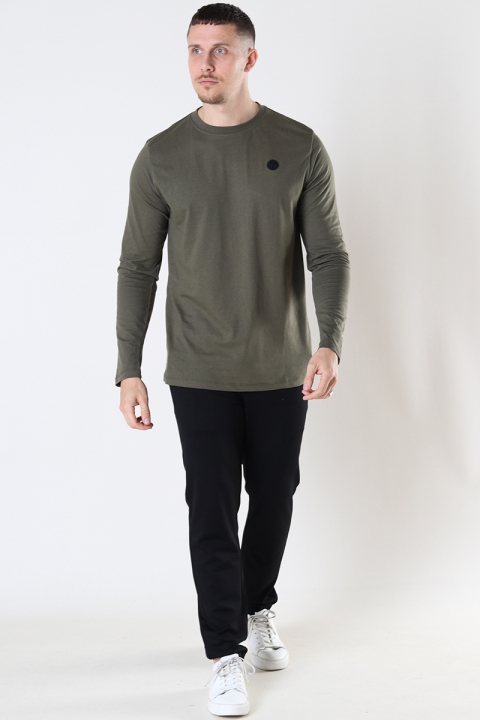 Kronstadt Timmi Organic/Recycled L/S t-Hemd Army