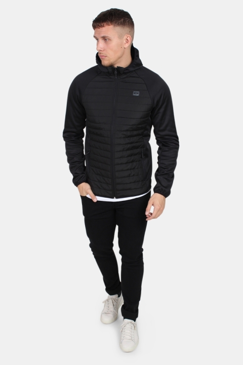 Jack & Jones Multi Quilted Jacke Black