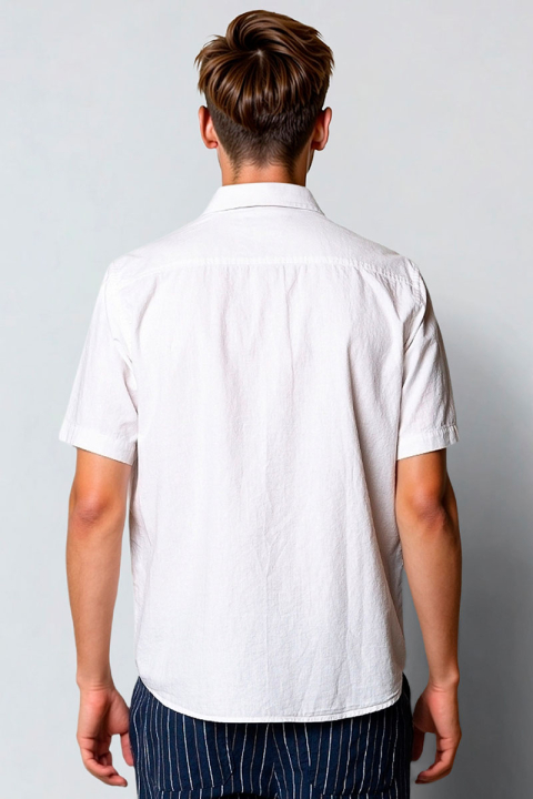 Clean Cut Copenhagen Luca Hemd SS White