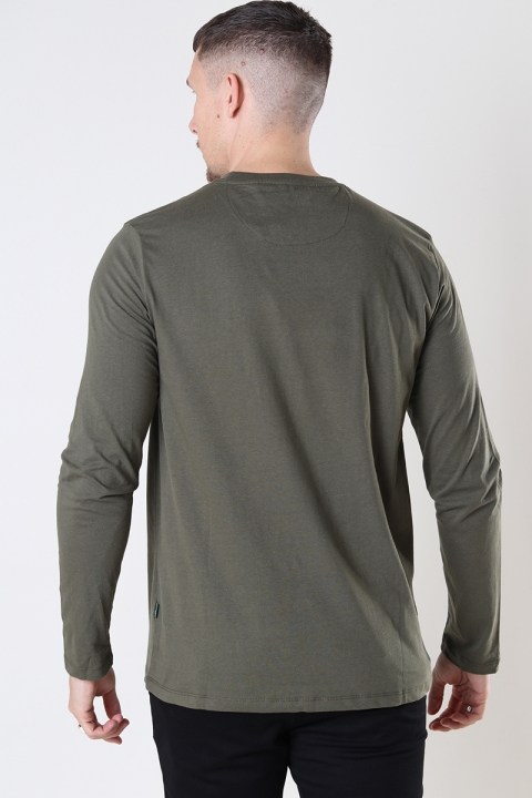 Kronstadt Timmi Organic/Recycled L/S t-Hemd Army