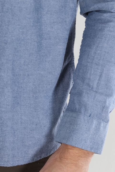 Kronstadt Johan Diego Cotton Hemd Navy Mix
