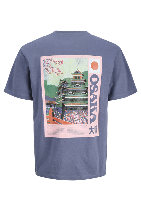 Jack & Jones Osaka Relaxed Fit Tee Nightshadow Blue