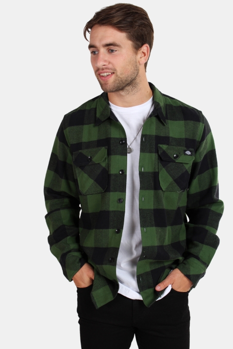 Dickies NEW SACRAMENTO Hemd PINE GREEN