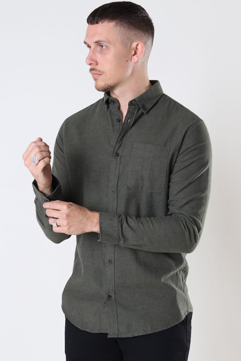 Jack & Jones CLASSIC MELANGE Hemd L/S Rosin