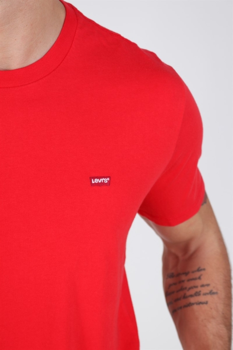 Levis Original T-Hemd Brilliant Red