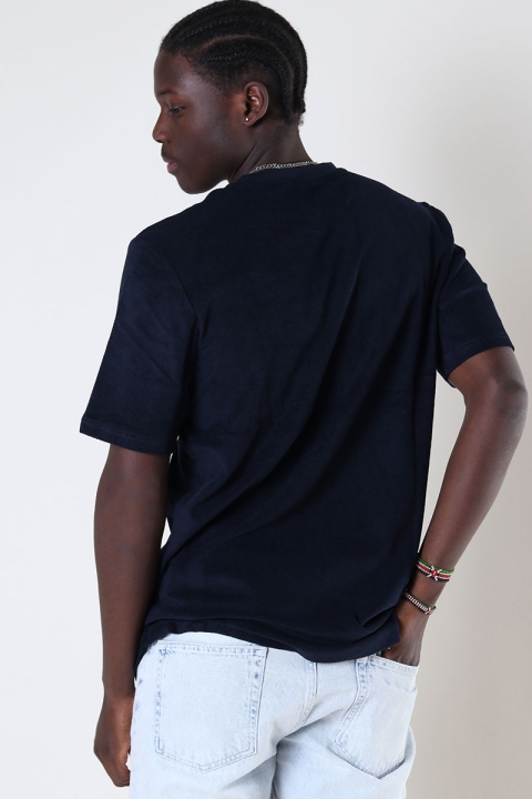 Kronstadt Ledger Organic Terrycloth pocket t-Hemd Navy