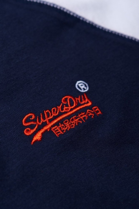 Superdry O Leng´d SLVE Baseball L/S T-Hemd Beach Navy