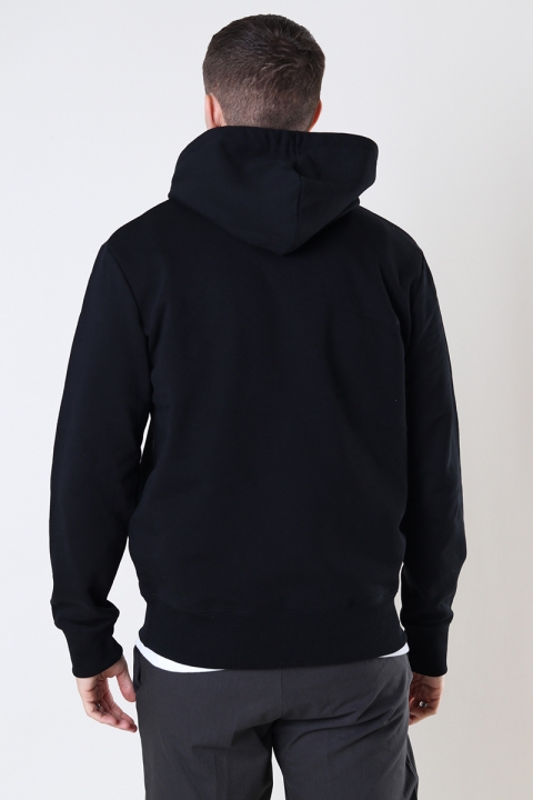 Fred Perry EMBROID HOODED SWEATSH 184 Black