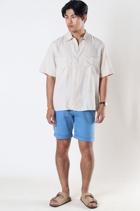 Jack & Jones Camp Linen Resort Hemd SS Pelican