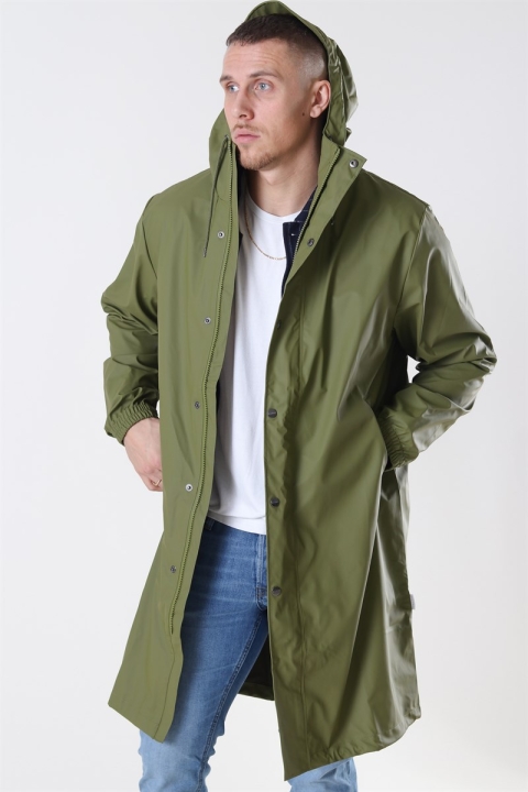 Rains Fishtail Parka RegnJacke Sage