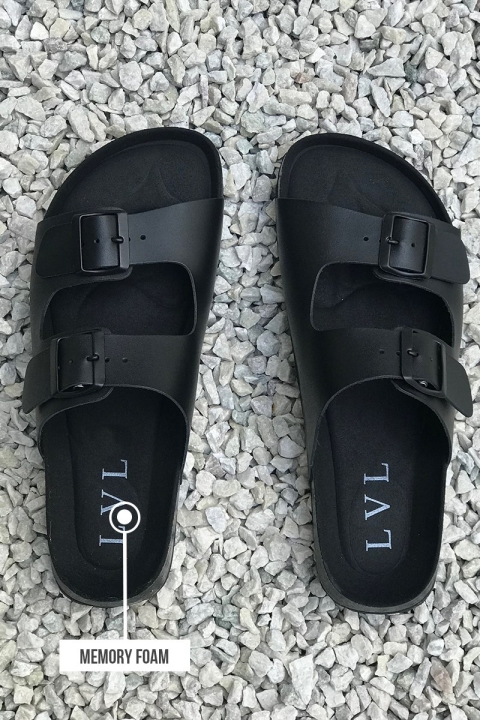 LVL Alex Bio-sandal Black/Black