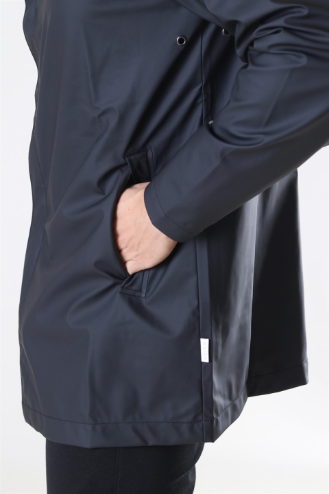 Rains Short RegnJacke Black