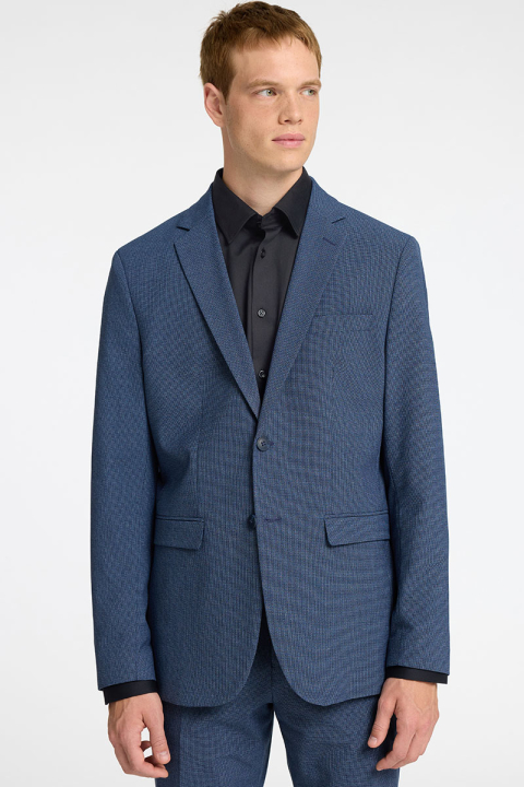 Selected Performance Stretch LS Hemd Black