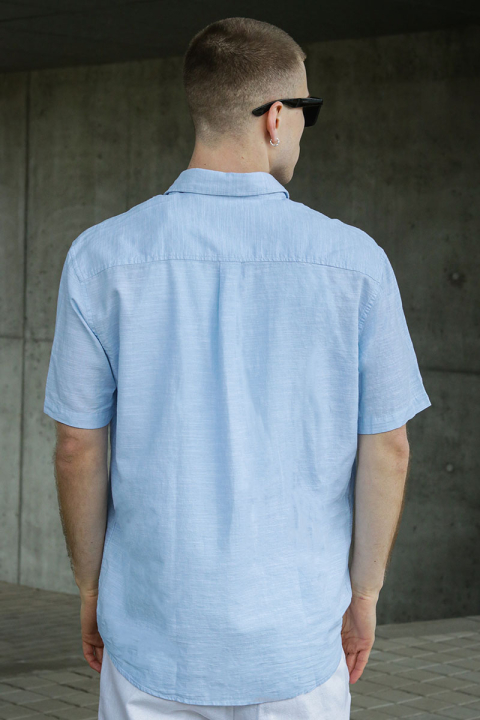 Jack & Jones Summer Hemd SS Chambray Blue
