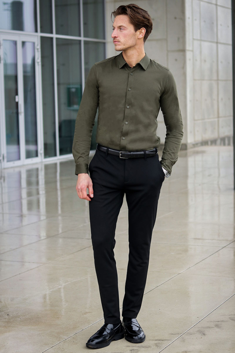 ONLY & SONS Miles LS Stretch Hemd Rosin