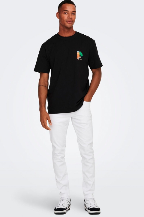 Only & Sons Loom Slim Fit 6529 White Denim